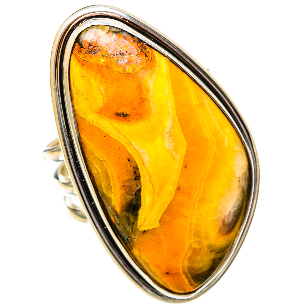Bumble Bee Jasper Rings handcrafted by Anasilvercos - RING102767 - Photo 2