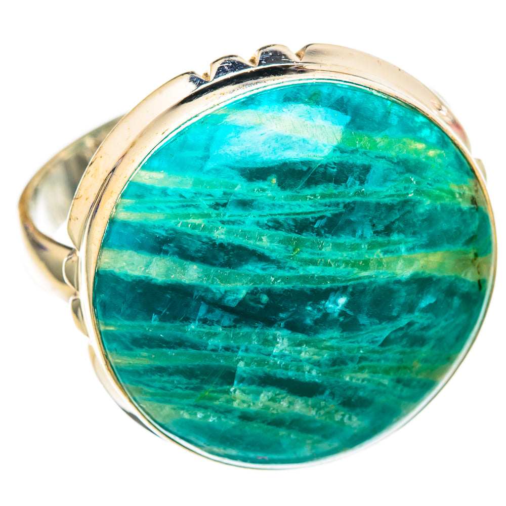 Amazonite Rings handcrafted by Anasilvercos - RING102777 - Photo 2