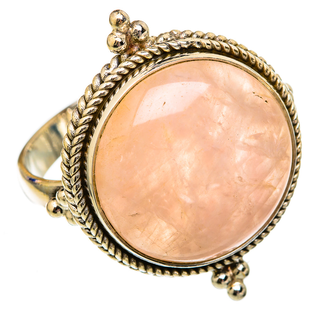 Rose Quartz Rings handcrafted by Anasilvercos - RING102787 - Photo 2