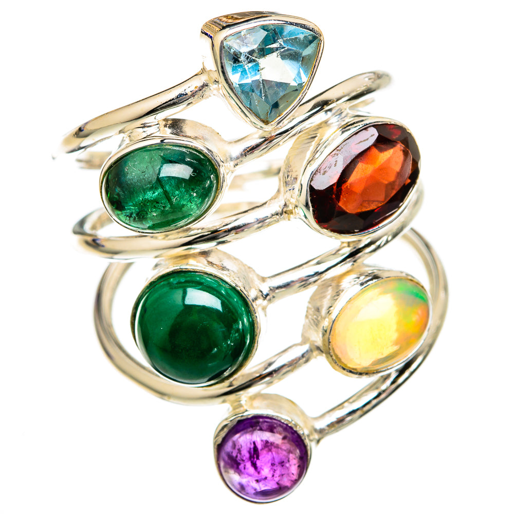 Garnet Rings handcrafted by Anasilvercos - RING102800