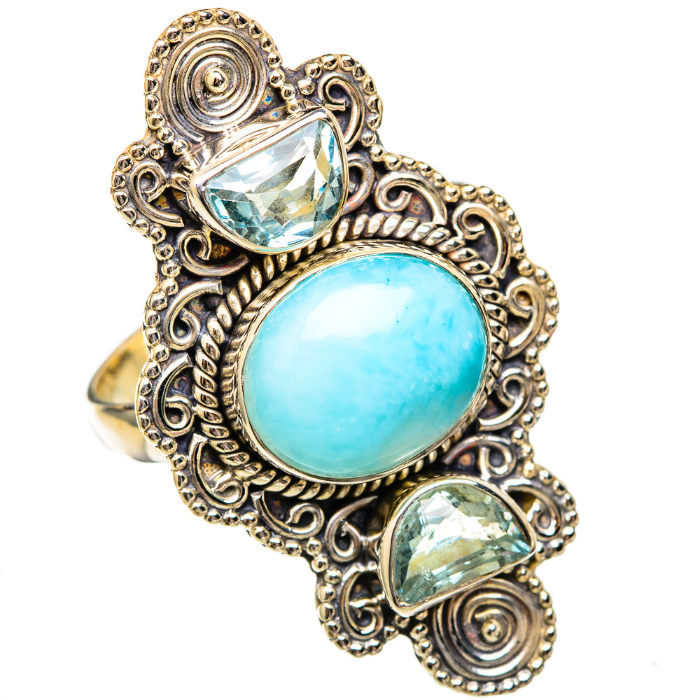 Larimar Rings handcrafted by Anasilvercos - RING102806 - Photo 2