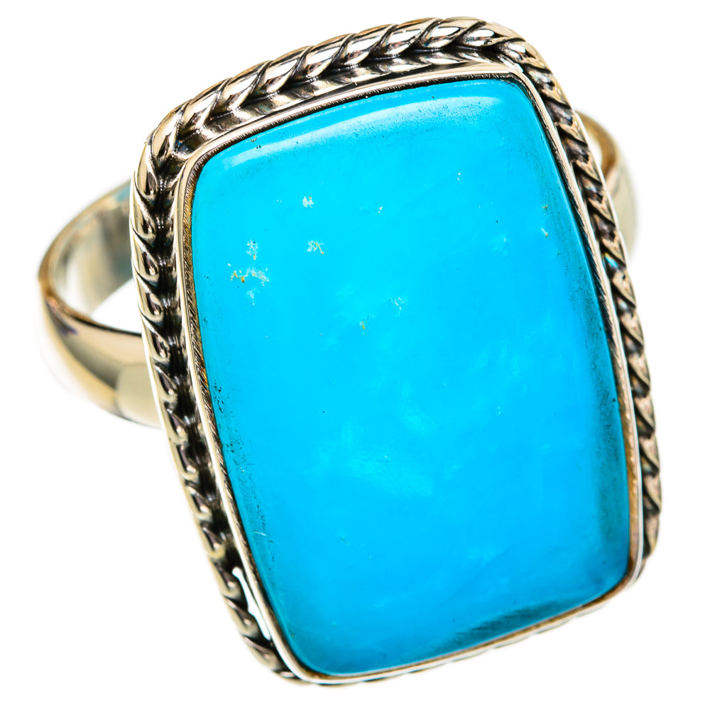 Larimar Rings handcrafted by Anasilvercos - RING102808