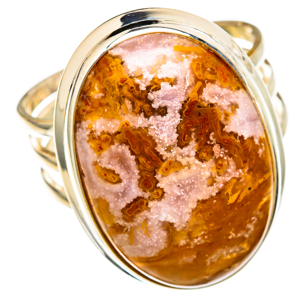 Indonesian Plume Agatge Rings handcrafted by Anasilvercos - RING102826 - Photo 2