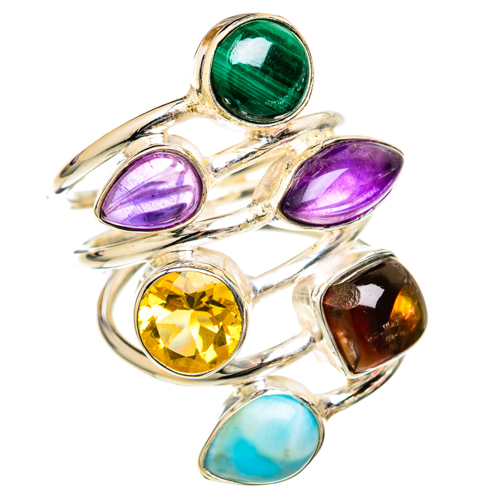 Malachite Rings handcrafted by Anasilvercos - RING102843