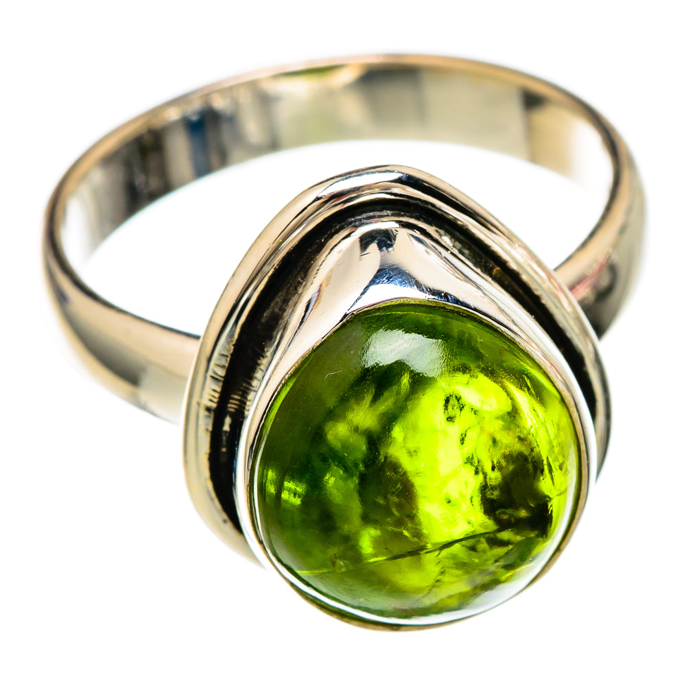 Peridot Rings handcrafted by Anasilvercos - RING102871