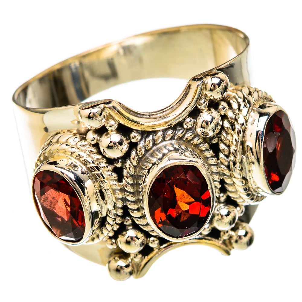 Garnet Rings handcrafted by Anasilvercos - RING102879