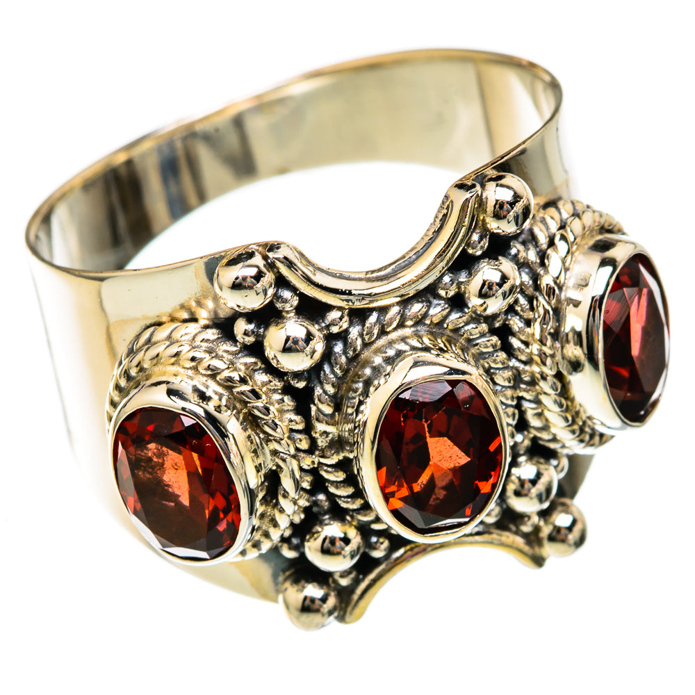 Garnet Rings handcrafted by Anasilvercos - RING102903