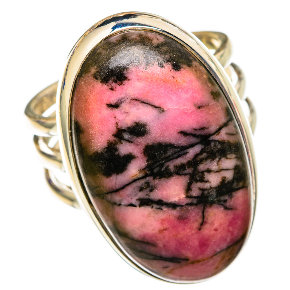 Rhodonite Rings handcrafted by Anasilvercos - RING102926