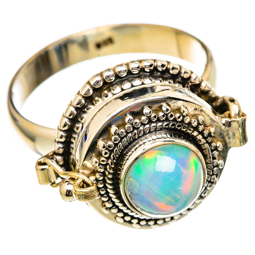 Ethiopian Opal Rings handcrafted by Anasilvercos - RING102936