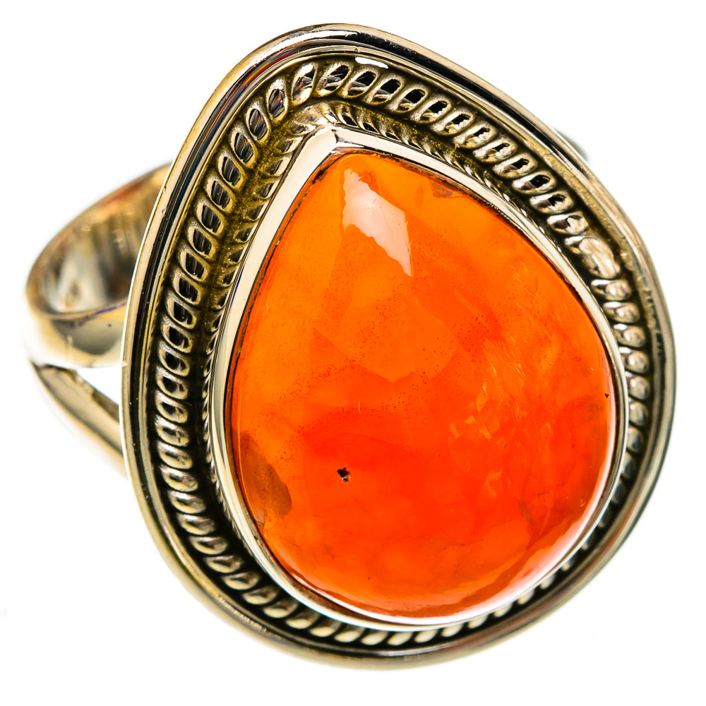 Carnelian Rings handcrafted by Anasilvercos - RING102946