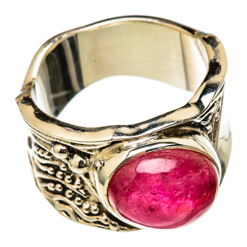 Pink Tourmaline Rings handcrafted by Anasilvercos - RING102948
