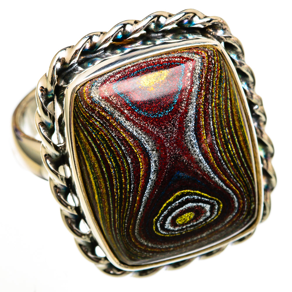 Fordite Rings handcrafted by Anasilvercos - RING102965