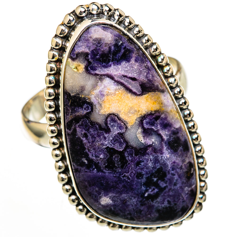 Charoite Rings handcrafted by Anasilvercos - RING102975