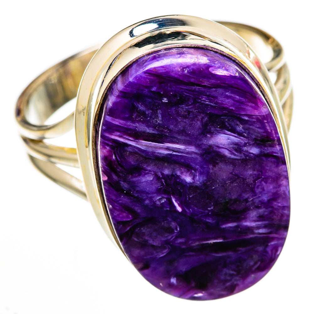 Charoite Rings handcrafted by Anasilvercos - RING102977