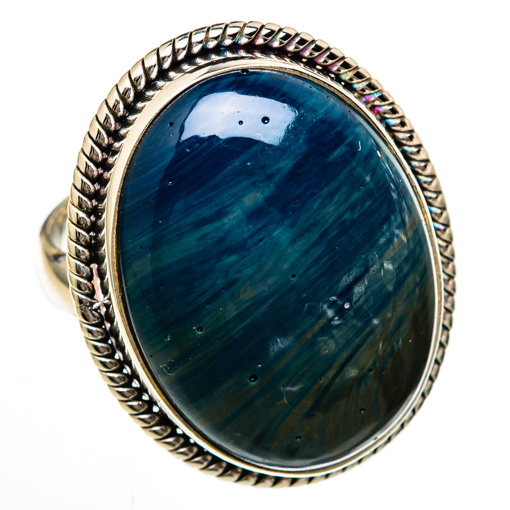 Blue Jasper Rings handcrafted by Anasilvercos - RING102997 - Photo 2