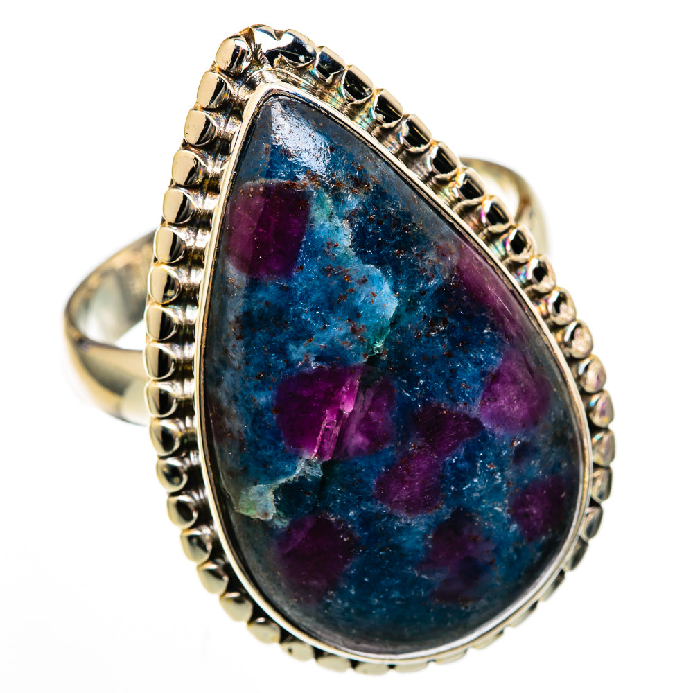 Ruby Fuchsite Rings handcrafted by Anasilvercos - RING103006 - Photo 2