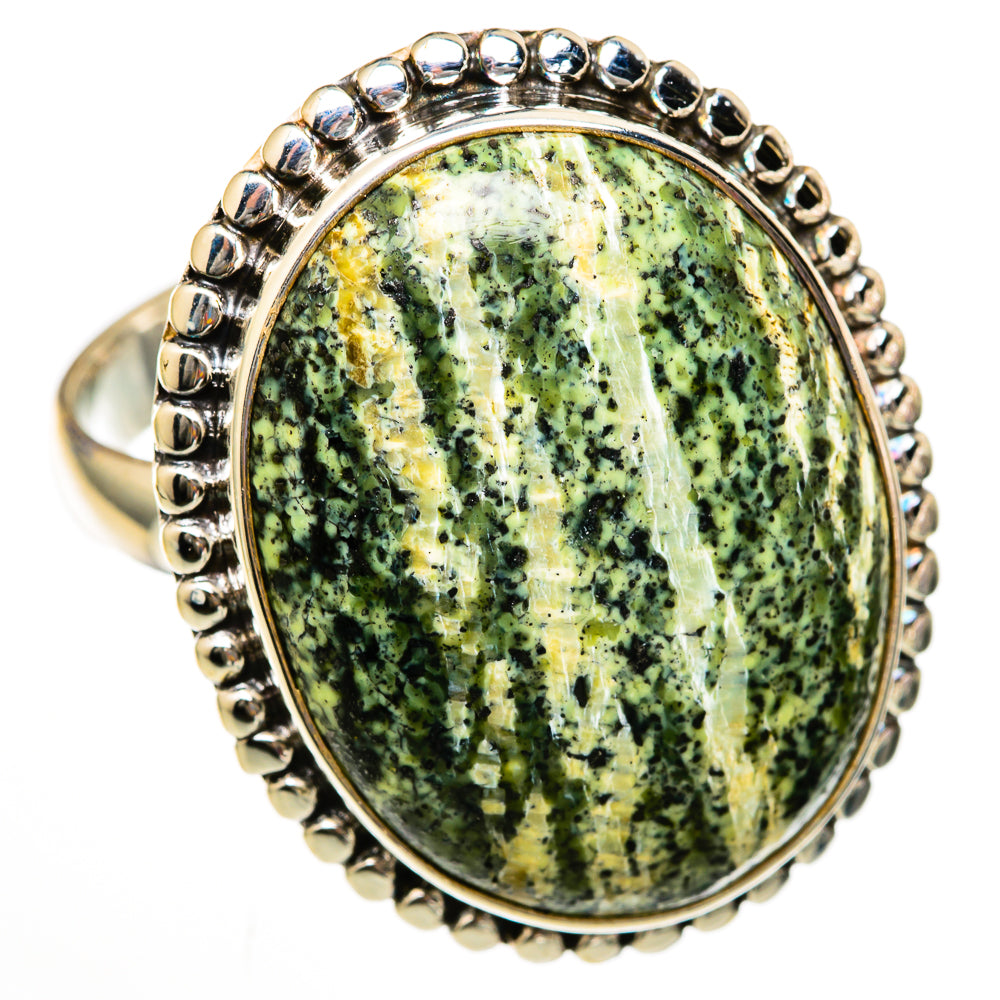Lizard Jasper Rings handcrafted by Anasilvercos - RING103010 - Photo 2