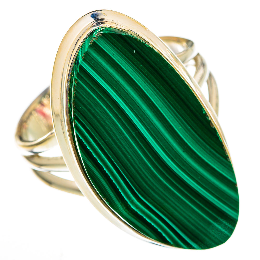 Malachite Rings handcrafted by Anasilvercos - RING103014