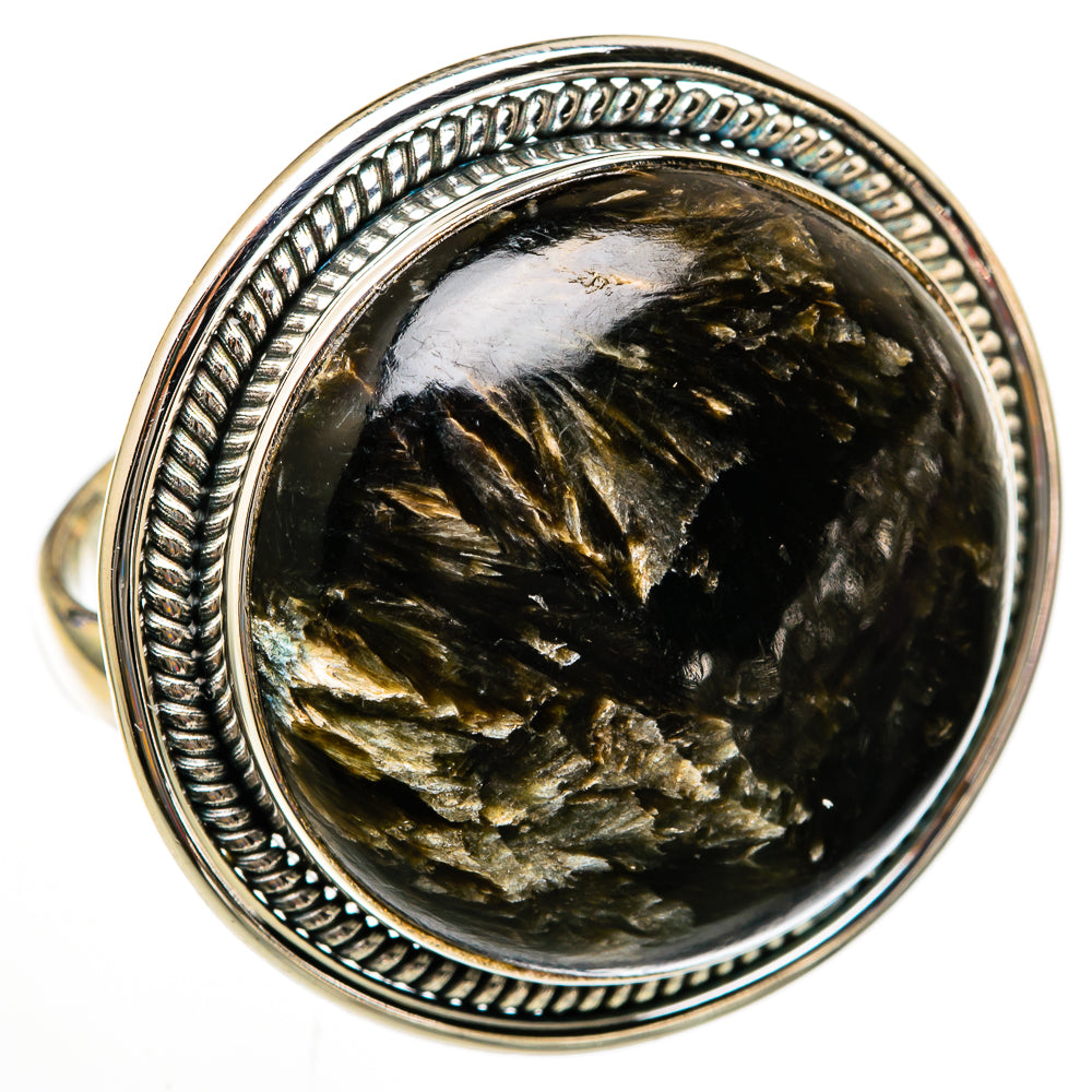 Golden Seraphinite Rings handcrafted by Anasilvercos - RING103015 - Photo 2