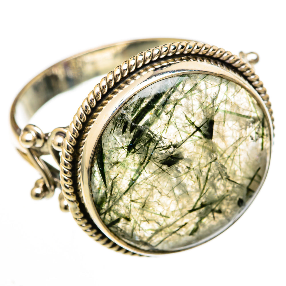 Tourmalinated Quartz Rings handcrafted by Anasilvercos - RING103039 - Photo 2
