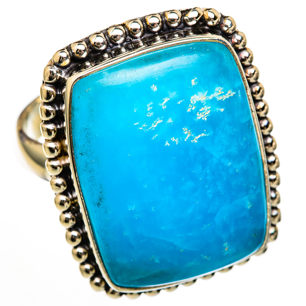 Larimar Rings handcrafted by Anasilvercos - RING103051