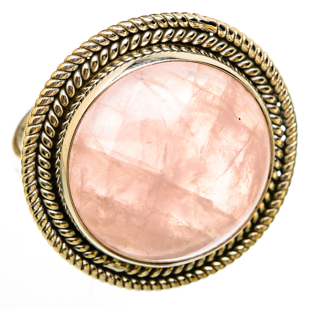 Rose Quartz Rings handcrafted by Anasilvercos - RING103071 - Photo 2