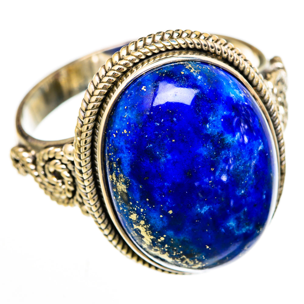 Lapis Lazuli Rings handcrafted by Anasilvercos - RING103103 - Photo 2