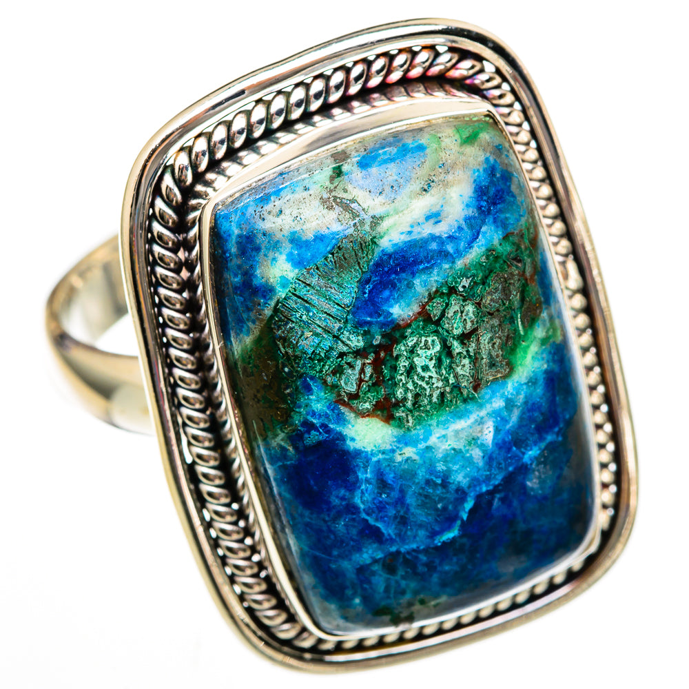 Chrysocolla Rings handcrafted by Anasilvercos - RING103105