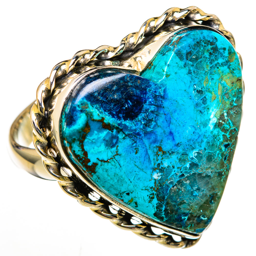 Chrysocolla Rings handcrafted by Anasilvercos - RING103107 - Photo 2