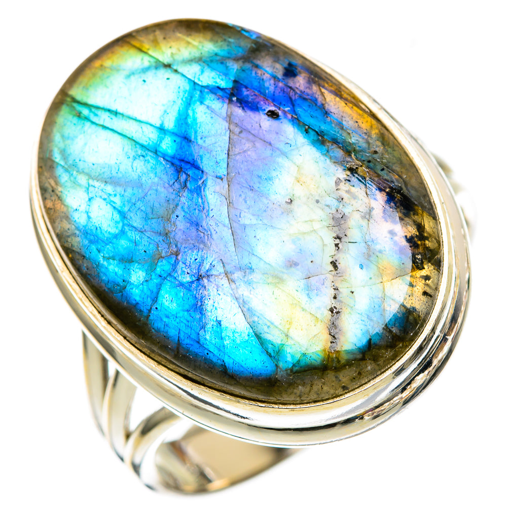 Labradorite Rings handcrafted by Anasilvercos - RING103111