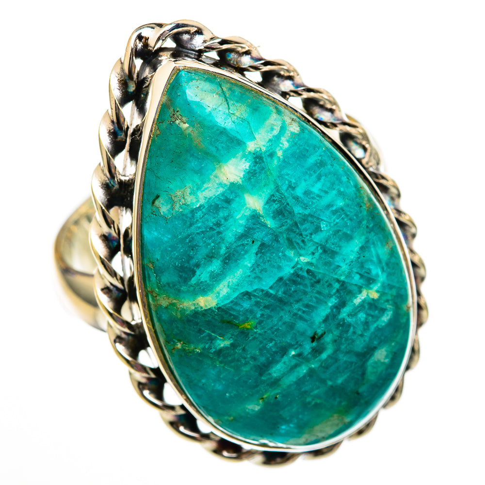 Amazonite Rings handcrafted by Anasilvercos - RING103115 - Photo 2