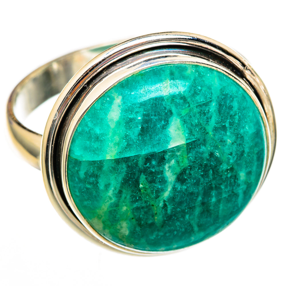 Amazonite Rings handcrafted by Anasilvercos - RING103117 - Photo 2