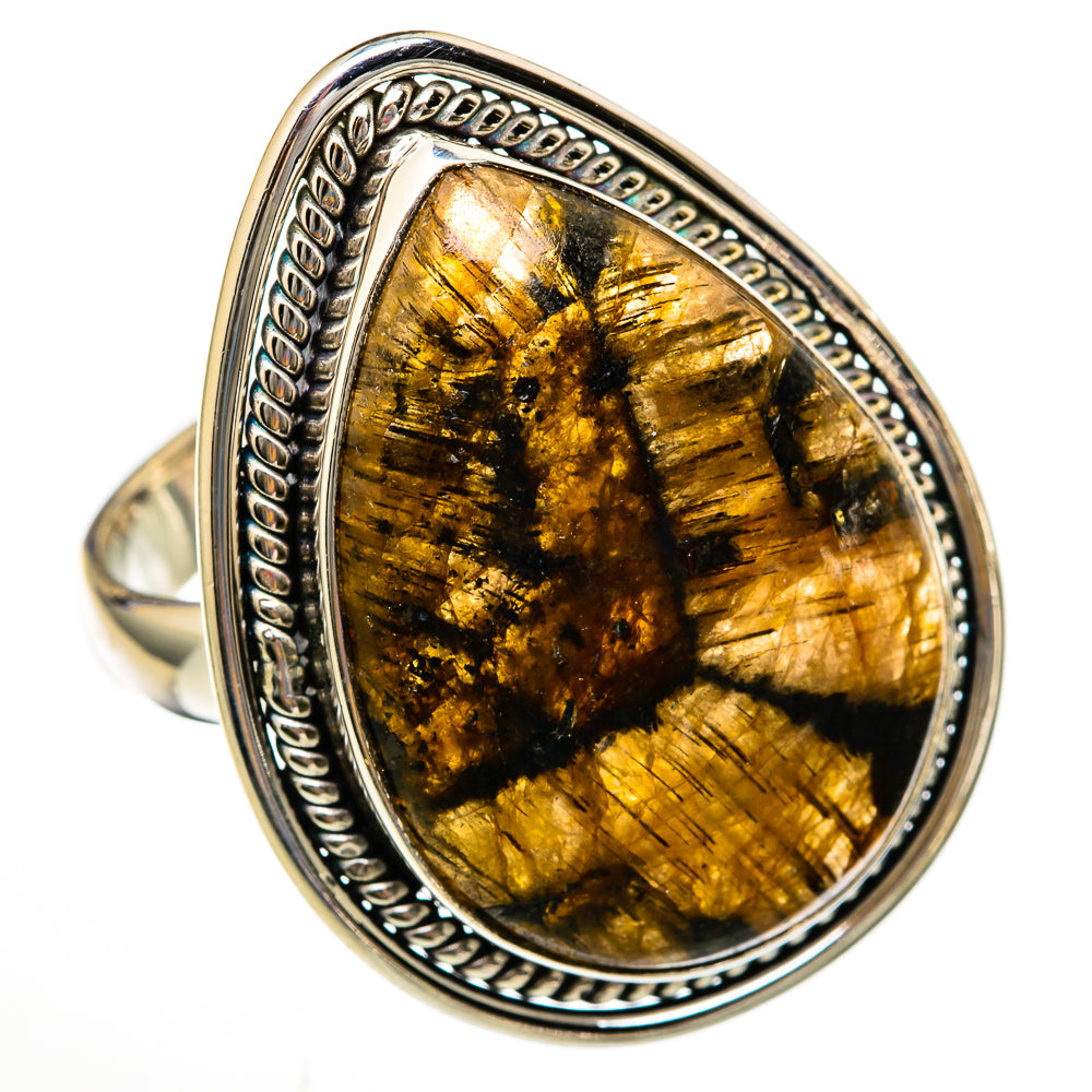 Chiastolite Rings handcrafted by Anasilvercos - RING103120 - Photo 2