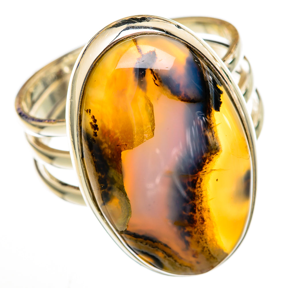 Montana Agate Rings handcrafted by Anasilvercos - RING103124 - Photo 2