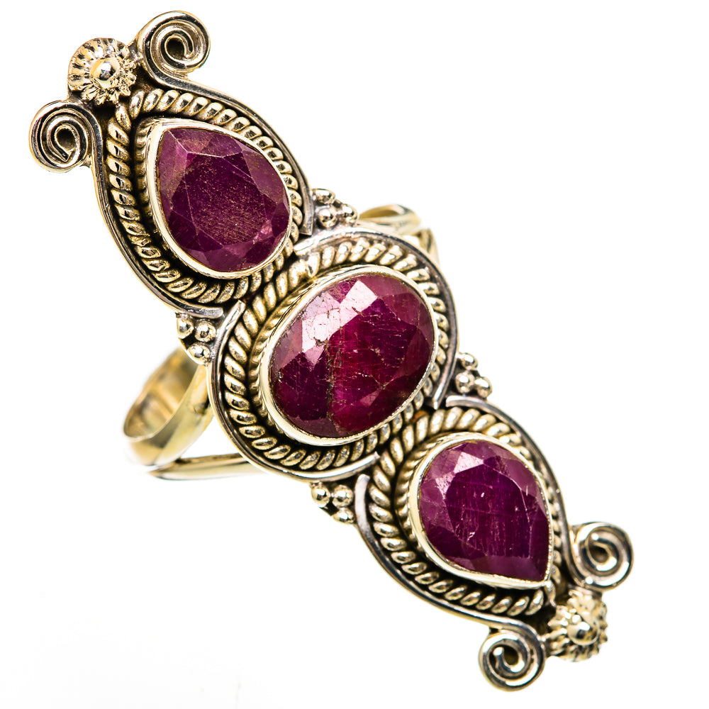 Ruby Rings handcrafted by Anasilvercos - RING103126