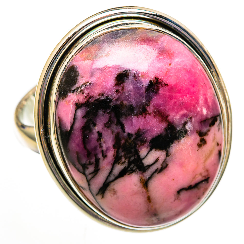 Rhodonite Rings handcrafted by Anasilvercos - RING103127
