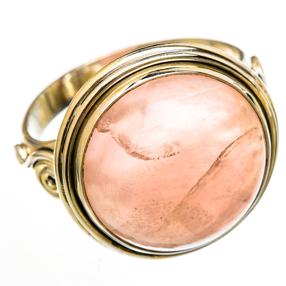 Rose Quartz Rings handcrafted by Anasilvercos - RING103128 - Photo 2