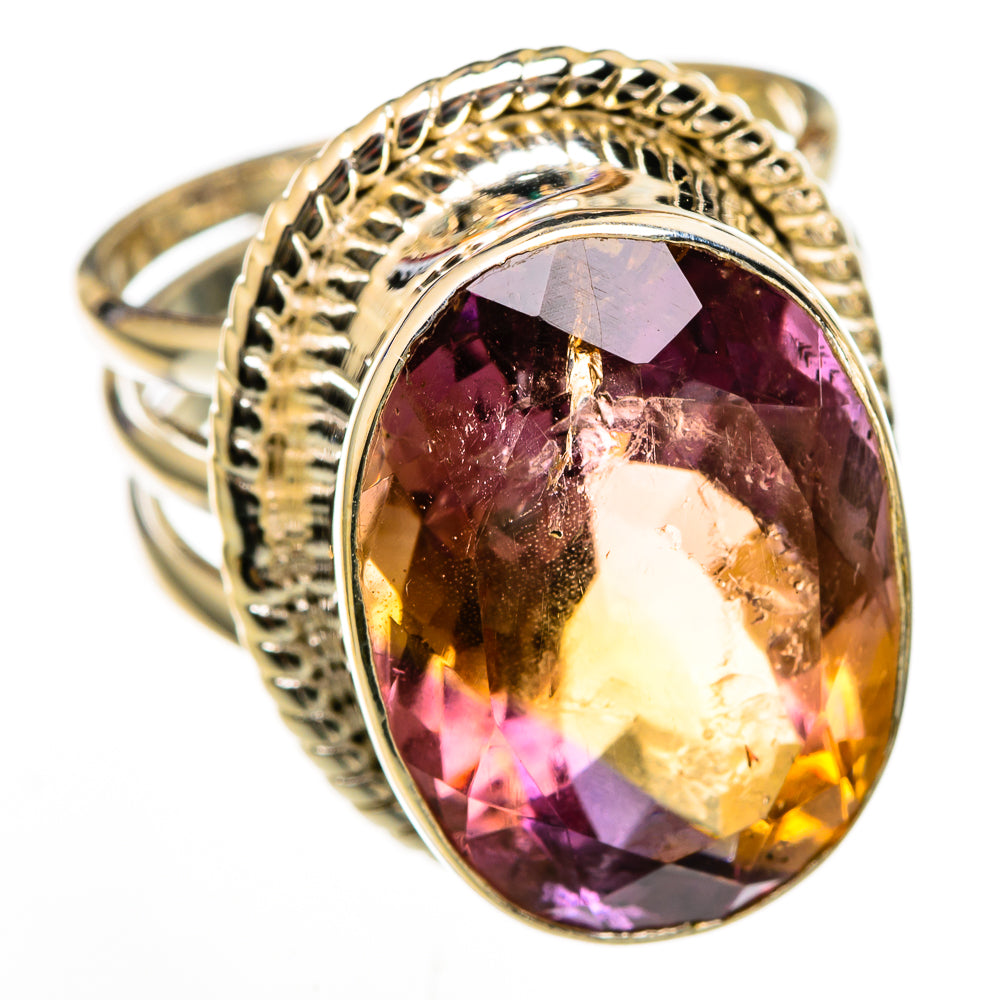 Ametrine Rings handcrafted by Anasilvercos - RING103148