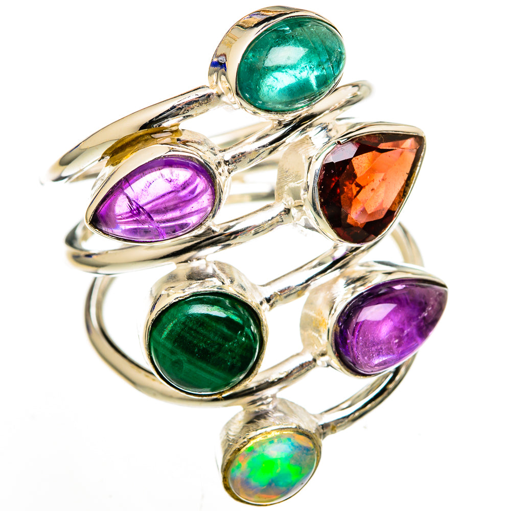 Malachite Rings handcrafted by Anasilvercos - RING103149