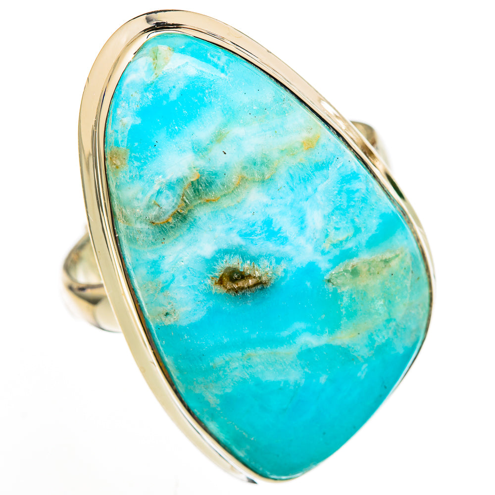 Larimar Rings handcrafted by Anasilvercos - RING103156