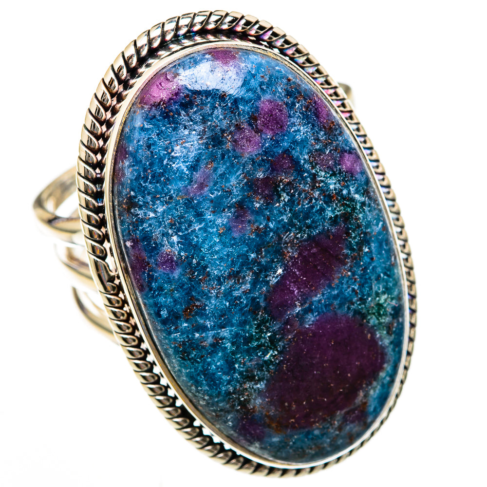 Ruby Fuchsite Rings handcrafted by Anasilvercos - RING103163