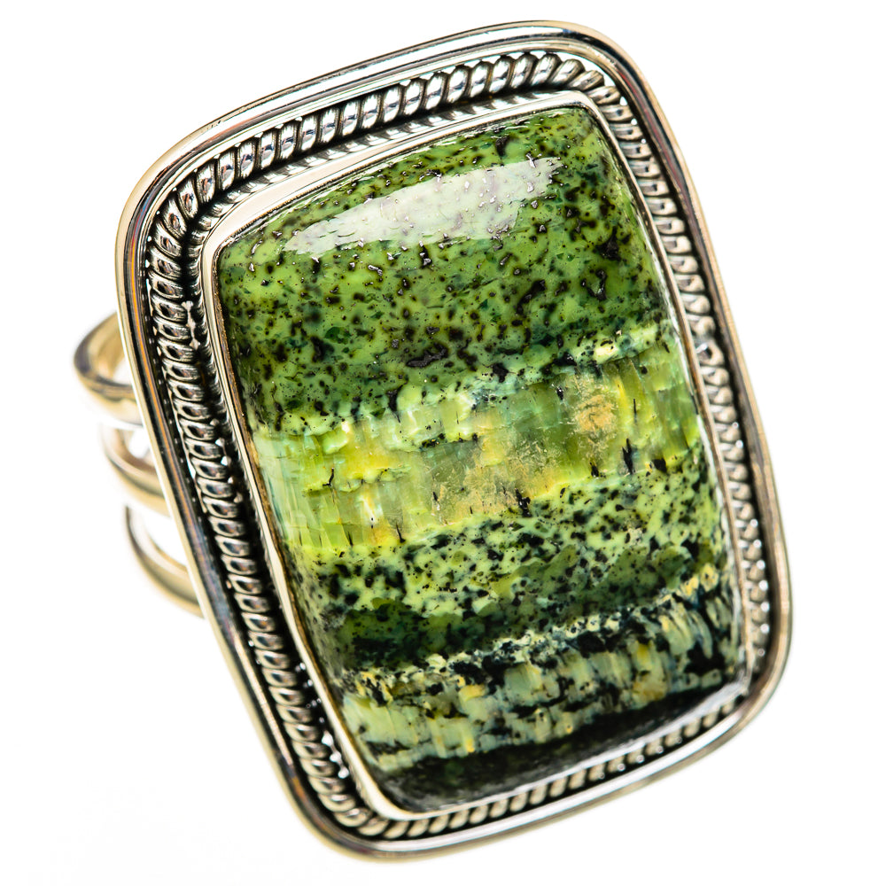 Lizard Jasper Rings handcrafted by Anasilvercos - RING103168 - Photo 2