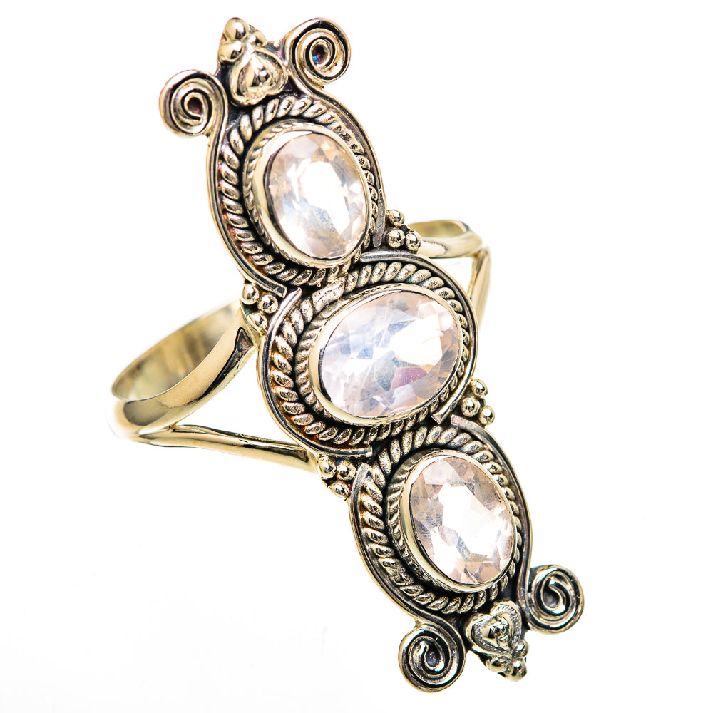 Rose Quartz Rings handcrafted by Anasilvercos - RING103172 - Photo 2