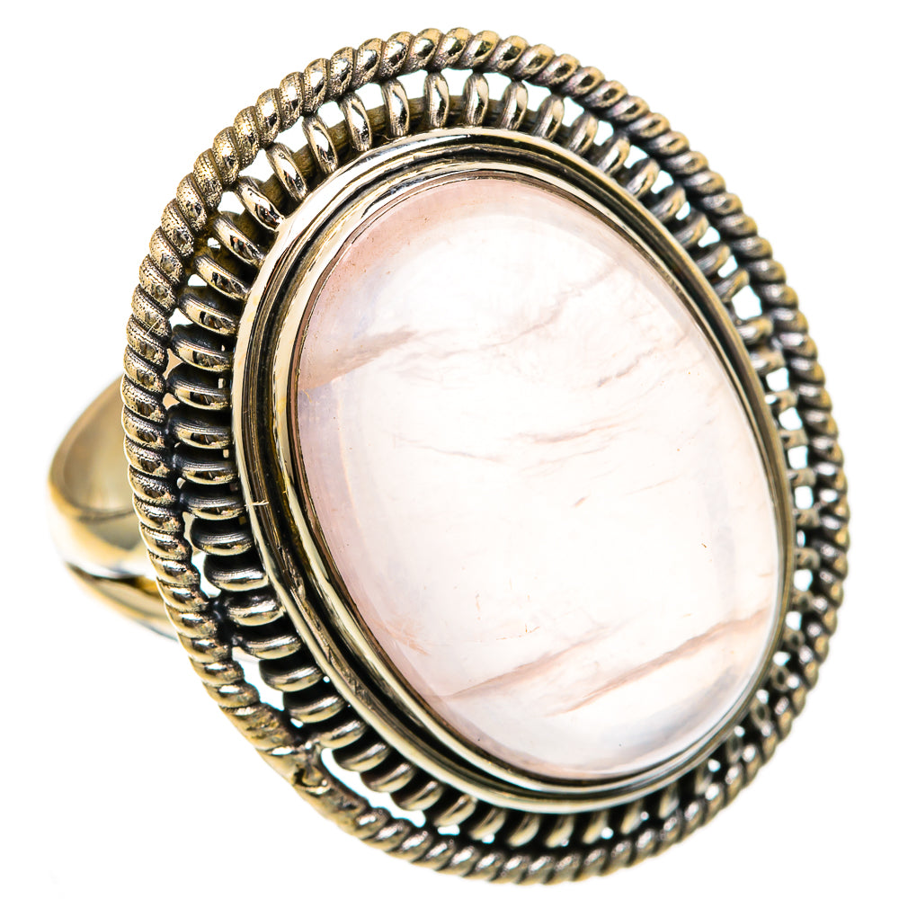 Rose Quartz Rings handcrafted by Anasilvercos - RING103183 - Photo 2
