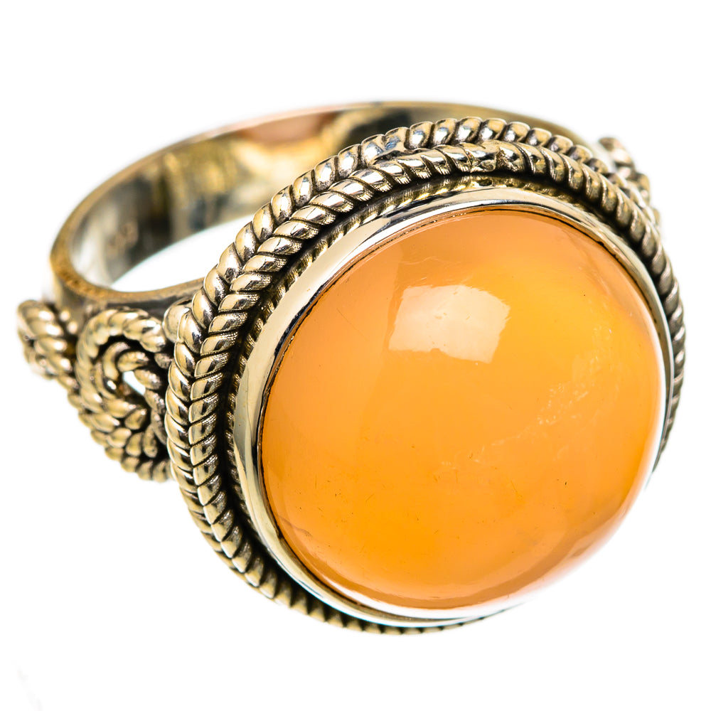 Sunstone Rings handcrafted by Anasilvercos - RING103229
