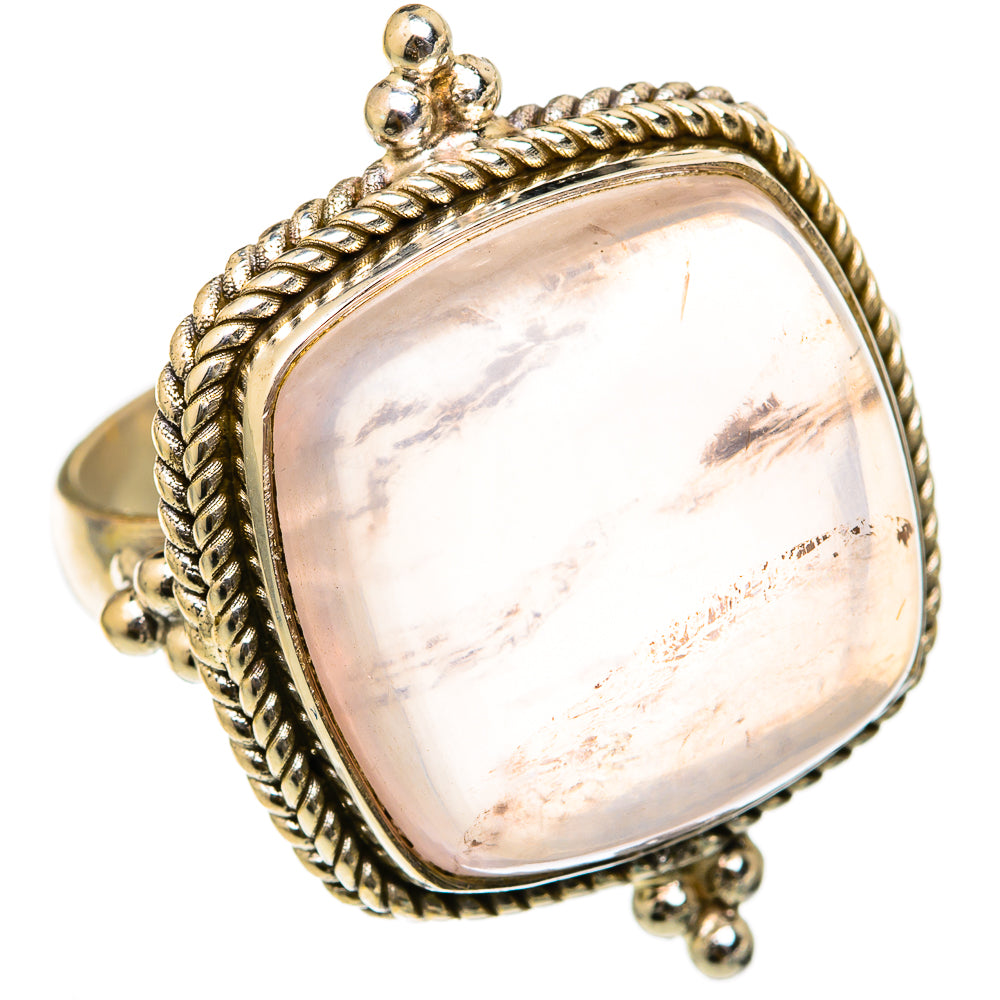 Rose Quartz Rings handcrafted by Anasilvercos - RING103231 - Photo 2