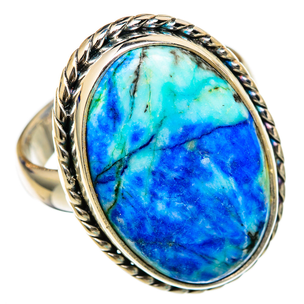 Azurite Rings handcrafted by Anasilvercos - RING103248 - Photo 2
