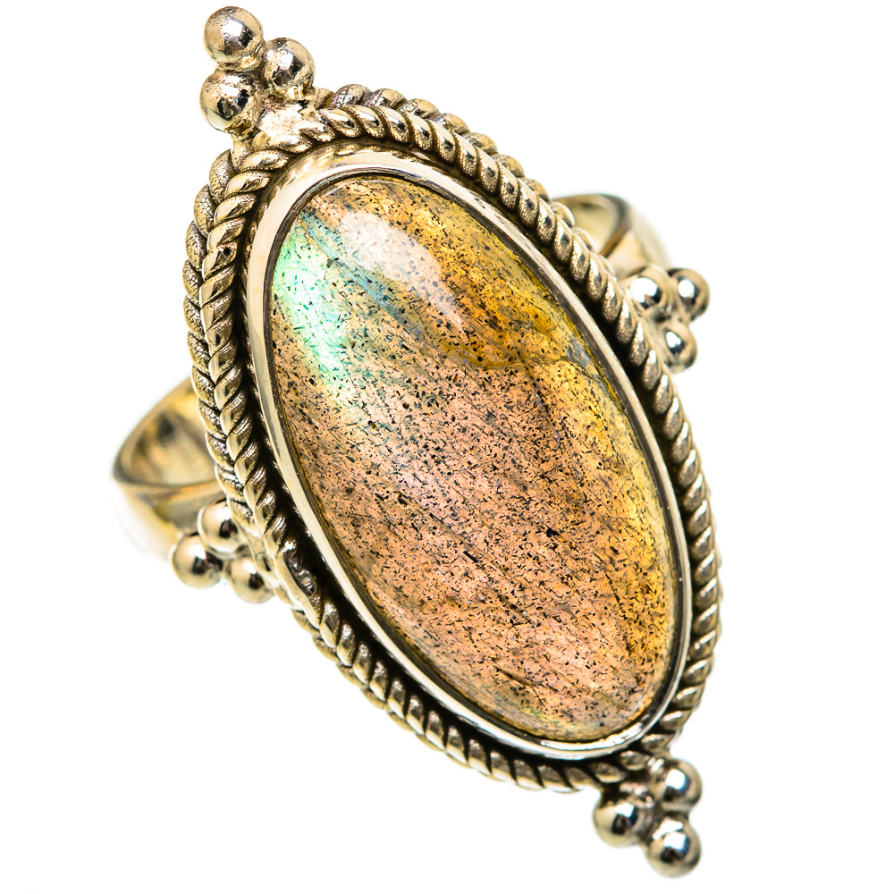 Labradorite Rings handcrafted by Anasilvercos - RING103249 - Photo 2