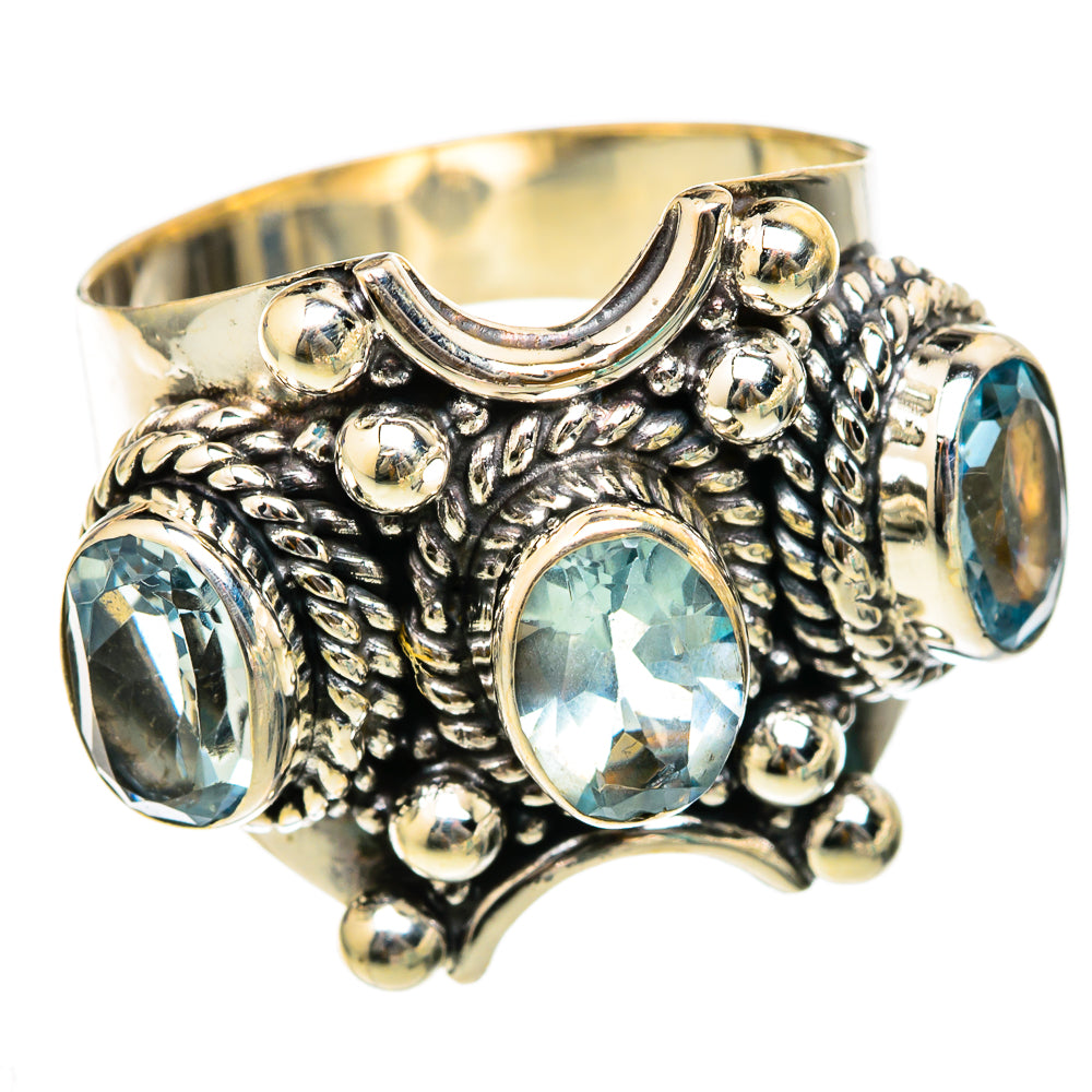 Blue Topaz Rings handcrafted by Anasilvercos - RING103290 - Photo 2