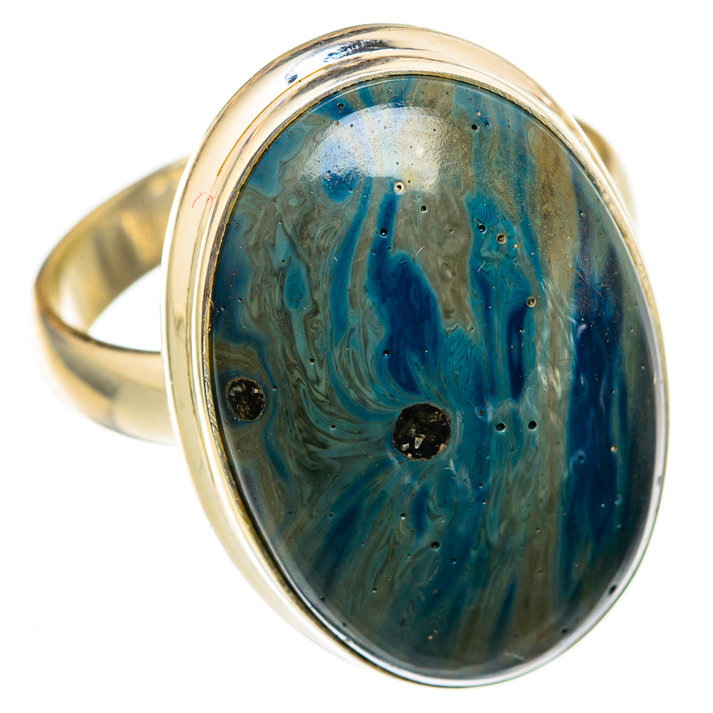 Blue Jasper Rings handcrafted by Anasilvercos - RING103307